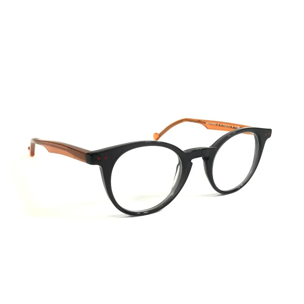 Anne & Valentin Petite Eyeglasses Frames Marcia 1786 Clear Gray Orange 40-22-140